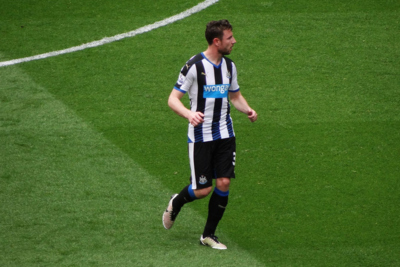 Newcastle United Player Paul Dummett During a Match