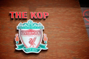 The Kop Sign at Anfield Liverpool