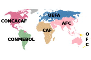 Map Of Global Football Federations